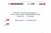 Plan Estratégico Sectorial Multianual Sector Cultura