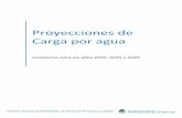 Proyecciones de Carga por agua - Argentina