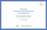 Informe Formació Professional a Catalunya