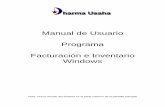Manual de Usuario Programa Facturación e Inventario Windows