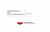 MEMORIA DE ACTIVIDADES 2015 - fundacionvicentetormo.org