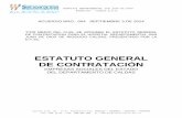 ESTATUTO GENERAL DE CONTRATACIÓN