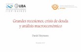Grandes recesiones, crisis de deuda y análisis macroeconómico