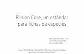 Plinian Core, un estándar para fichasde especies