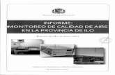 INFORME: ONITOREO DE CALIDAD DE AIR EN PROVINCIA DE 1LO
