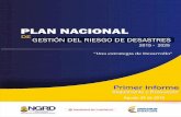 PLAN NACIONAL DE GESTIÓN DEL RIESGO DE DESASTRES “UNA ...