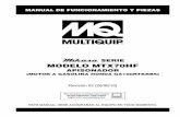 SERIE MODELO MTX70HF - Multiquip Inc