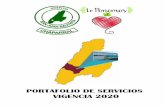 PORTAFOLIO DE SERVICIOS VIGENCIA 2020