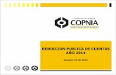 RENDICION PUBLICA DE CUENTAS AÑO 2014