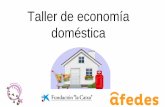 Taller de economía doméstica - afedes.org
