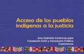 Acceso de los pueblos indígenas a la justicia
