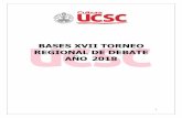 BASES XVII TORNEO REGIONAL DE DEBATE AÑO 2018