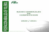 BASES GENERALES DE COMPETICION