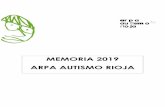 MEMORIA 2019 ARPA AUTISMO RIOJA