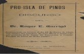 Pro-Isla de Pinos : discurso