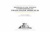 MÓDULO DE VIDEO CONFERENCIA: TEOLOGÍA BÍBLICA