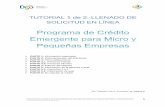 TUTORIAL 1 de 2: LLENADO DE SOLICITUD EN LÍNEA