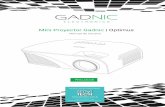 Mini Proyector Gadnic | Optimus