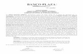 CONVOCATORIA BANCO PLAZA, C.A., BANCO UNIVERSAL CAPITAL ...