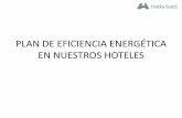 PLAN DE EFICIENCIA ENERGÉTICA EN NUESTROS HOTELES