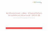 Informe de Gestión Institucional 2018