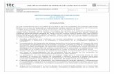 Instrucciones Internas de Contratación del ITC - ITC Canarias