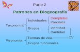 Patrones en Biogeografía - uncor.edu