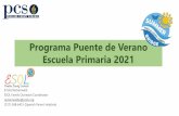 Programa Puente de Verano Escuela Primaria 2021