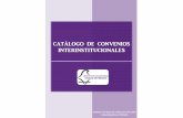 CATÁLOGO DE CONVENIOS INTERINSTITUCIONALES