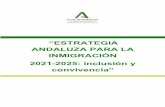 “ESTRATEGIA ANDALUZA PARA LA INMIGRACIÓN 2021-2025 ...