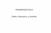 PROPEDÉUTICA Dolor Articular y Artritis