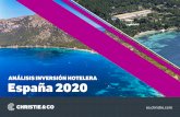 ANÁLISIS INVERSIÓN HOTELERA España 2020