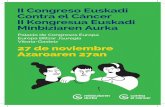 11 Congreso Euskadi Contra el Cáncer 11 Kongresua Euskadi ...