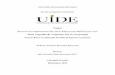 Tema: Proceso de Implementación de la Electromovilidad ...