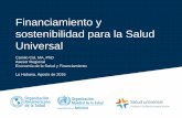 Financiamiento y sostenibilidad para la Salud Universal
