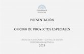 PRESENTACIÓN OFICINA DE PROYECTOS ESPECIALES