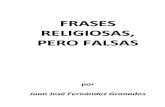 FRASES RELIGIOSAS, PERO FALSAS