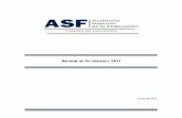 INFORME DE ACTIVIDADES 2011 - ASF