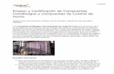 Ensayo y Certificación de Compuertas Cortafuegos y ...