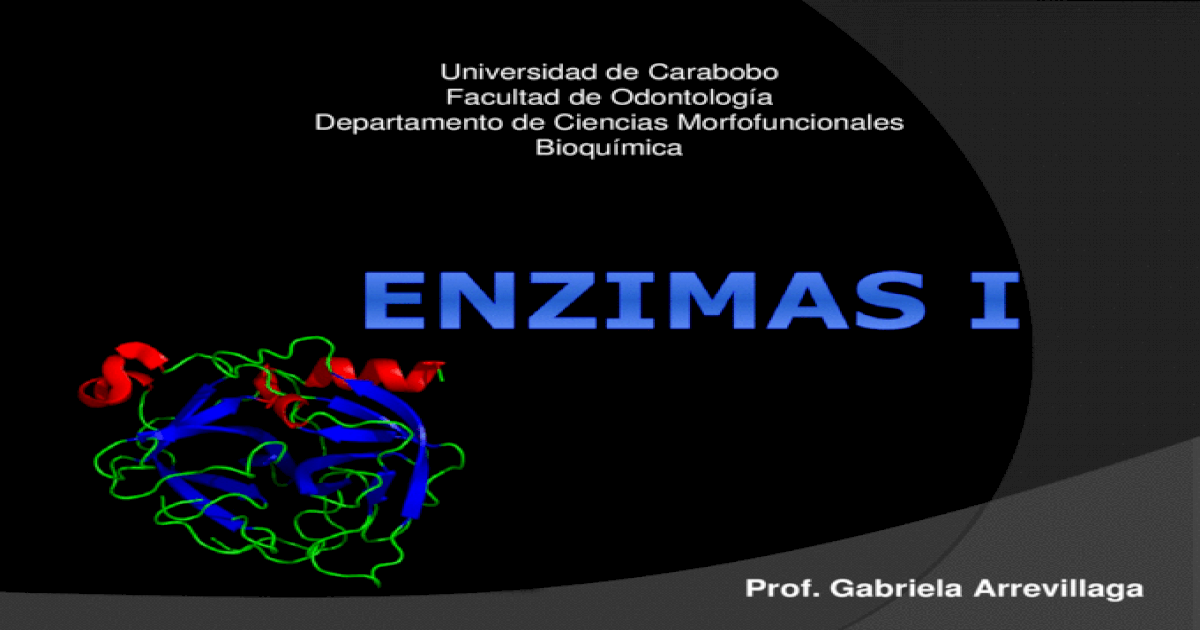 Enzimas I[1]bioquimica [ppt Powerpoint]