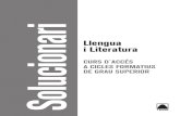 Solucionari CFGS Llengua i Literatura Catalan