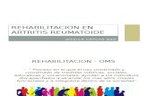Rehabilitacion en Artritis Reumatoide