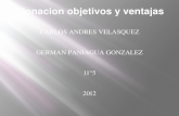 CARLOS ANDRES VELASQUEZ GERMAN PANIAGUA GONZALEZ 11°5 2012.