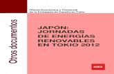 ICEX Jap³n. jornadas de energ­as renovables en Tokio 2012