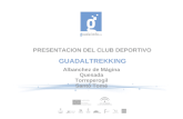 Presentacion Club Deportivo Guadaltrekking