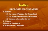 Geologa en Cantabria  en Cantabria 4. Minerales en Cantabria. Geologa en Cantabria 1. RELIEVE: