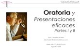 Lalo Huber - Oratoria y presentaciones eficaces I y II