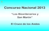 "Los bicentenarios y San Mart­n"